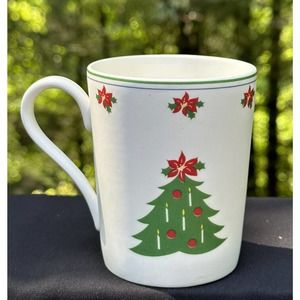 Christopher Stuart Yuletidings Christmas Mug Bone China Coffee Cup Holiday S6